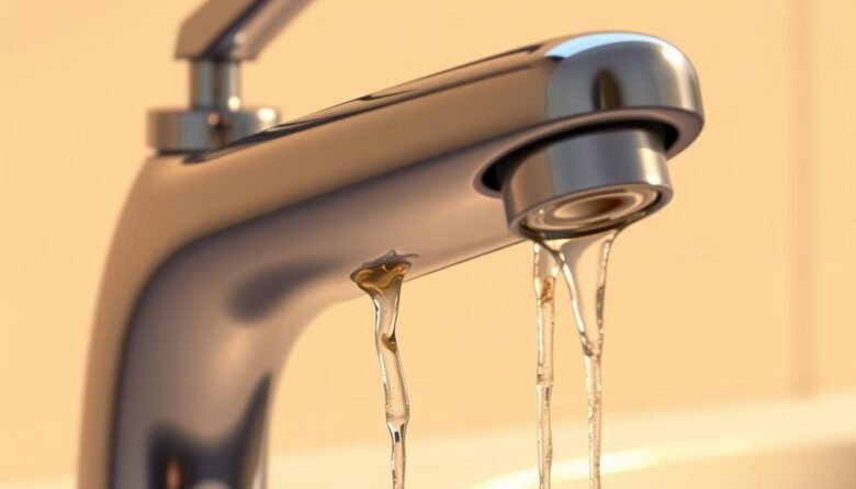 faucet shine, water stains, cleaning tip