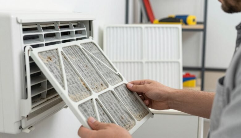 HVAC filter replacement